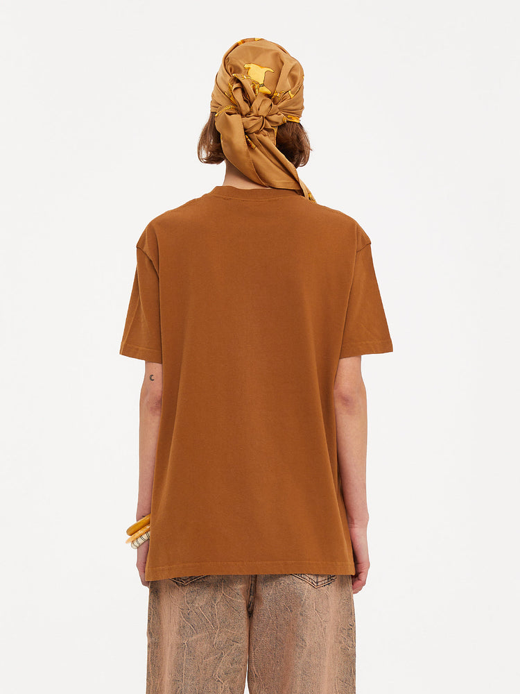 A SIMPLE T-SHIRT BROWN