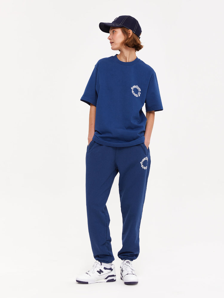 CIRCLE LOGO T-SHIRT NAVY