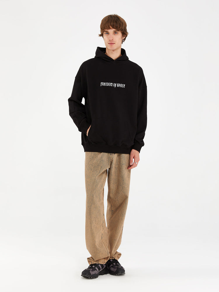 ROSE HOODIE BLACK