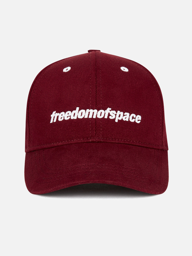 FREEDOM OF SPACE LOGO CAP MAROON