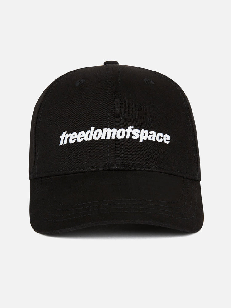 FREEDOM OF SPACE LOGO CAP BLACK