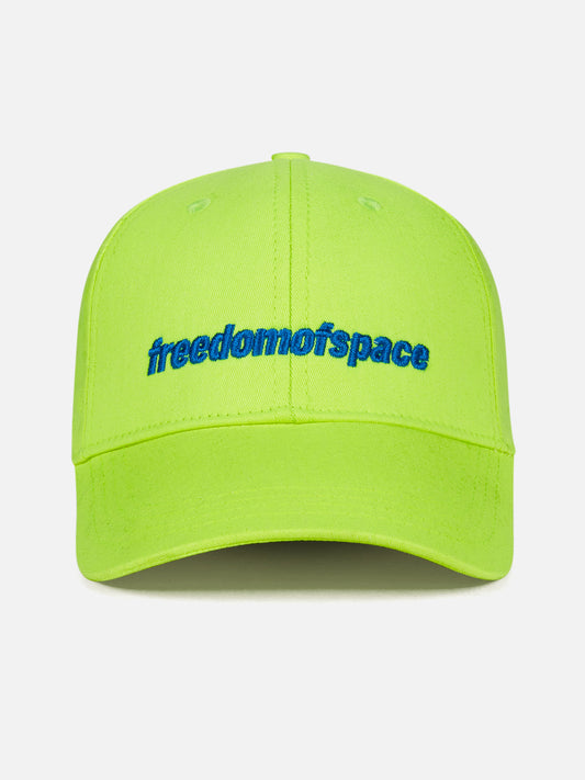 FREEDOM OF SPACE LOGO CAP LIME