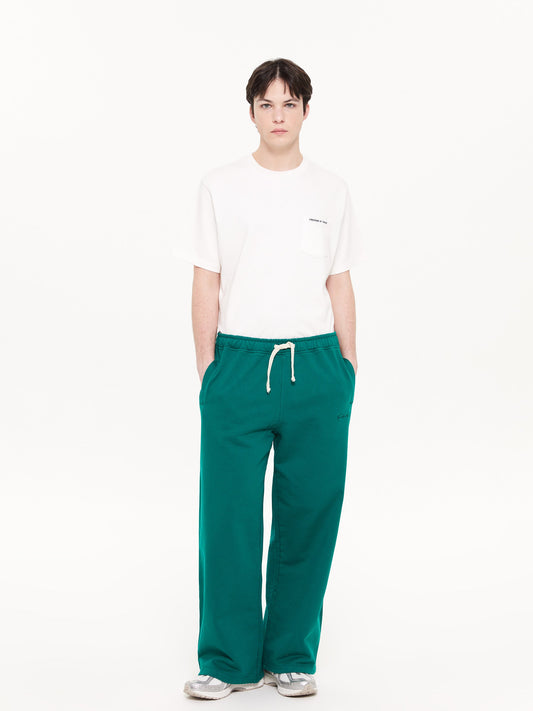 SIGNATURE LOOSE FIT LOUNGE PANTS GREEN