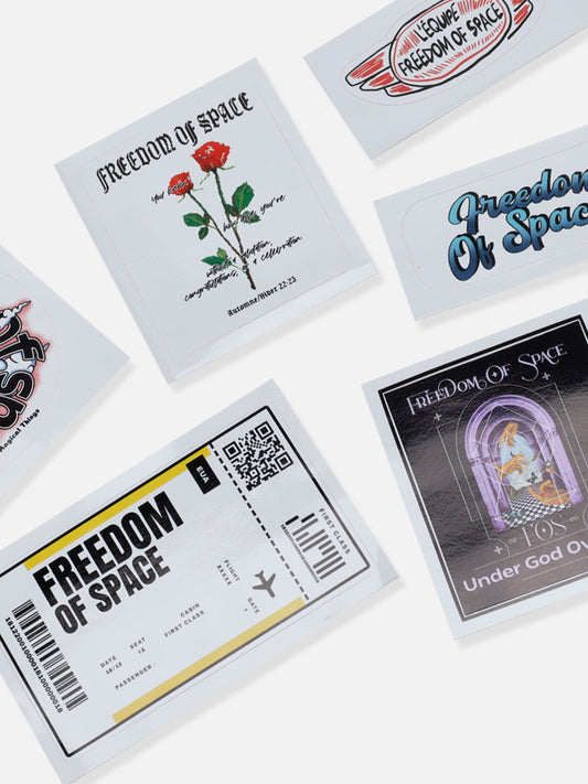 FREEDOM OF SPACE STICKERS SET 1