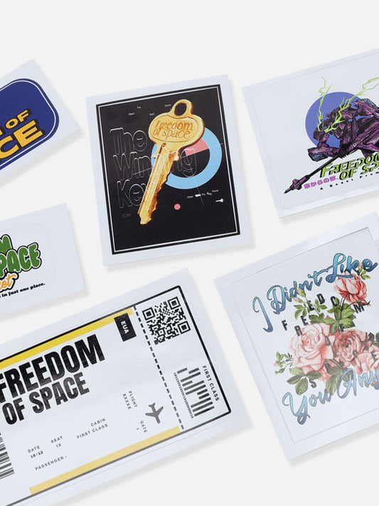 FREEDOM OF SPACE STICKERS SET 2